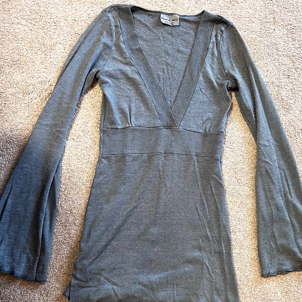 Michael Stars Smokey blue tunic.